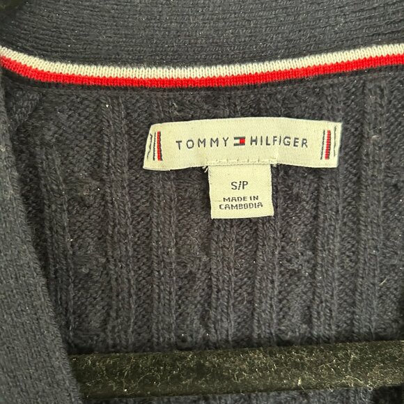 Tommy Hilfiger Navy Cardigan - Picture 4 of 5